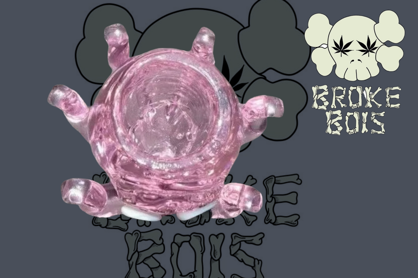 18MM Pink Octopus Bong Bowl