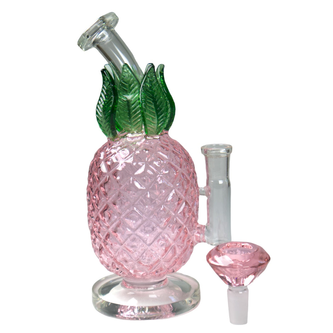 Pineapple Glass Dabrig - Pink