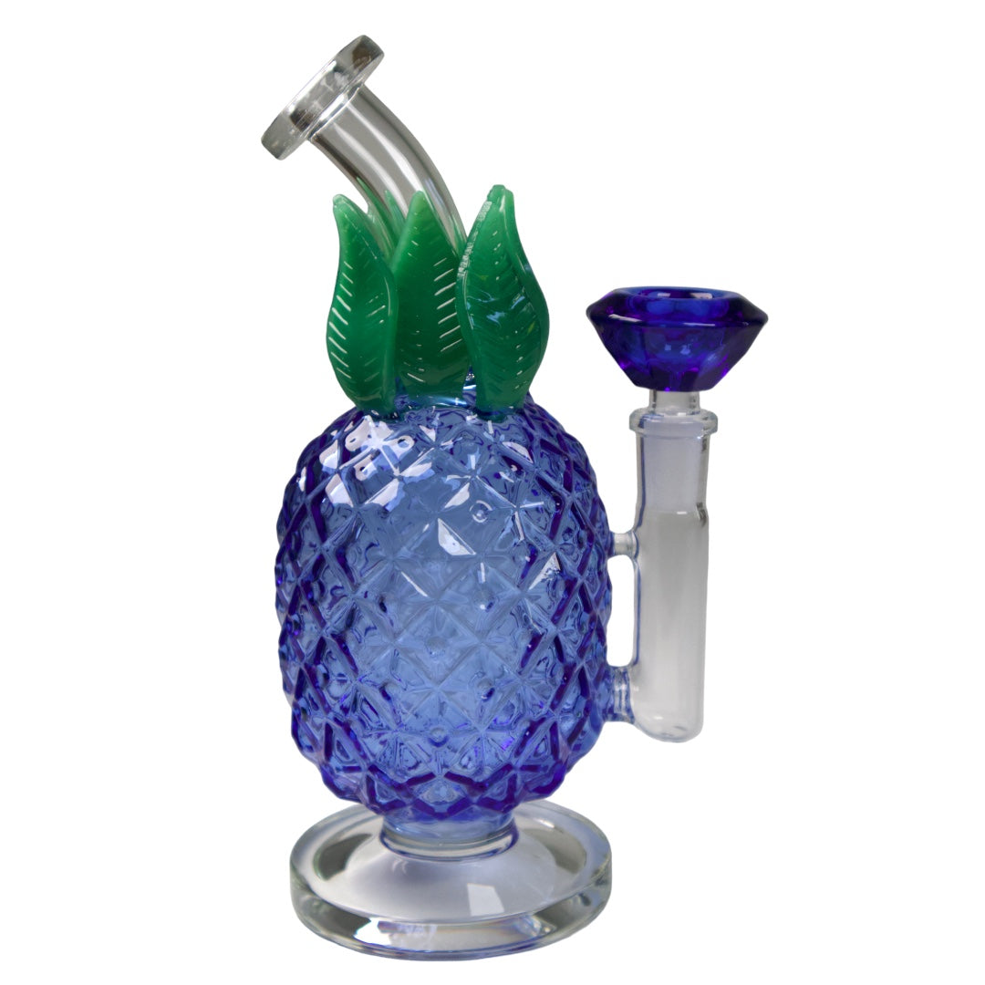 Pineapple Glass Dabrig - Blue