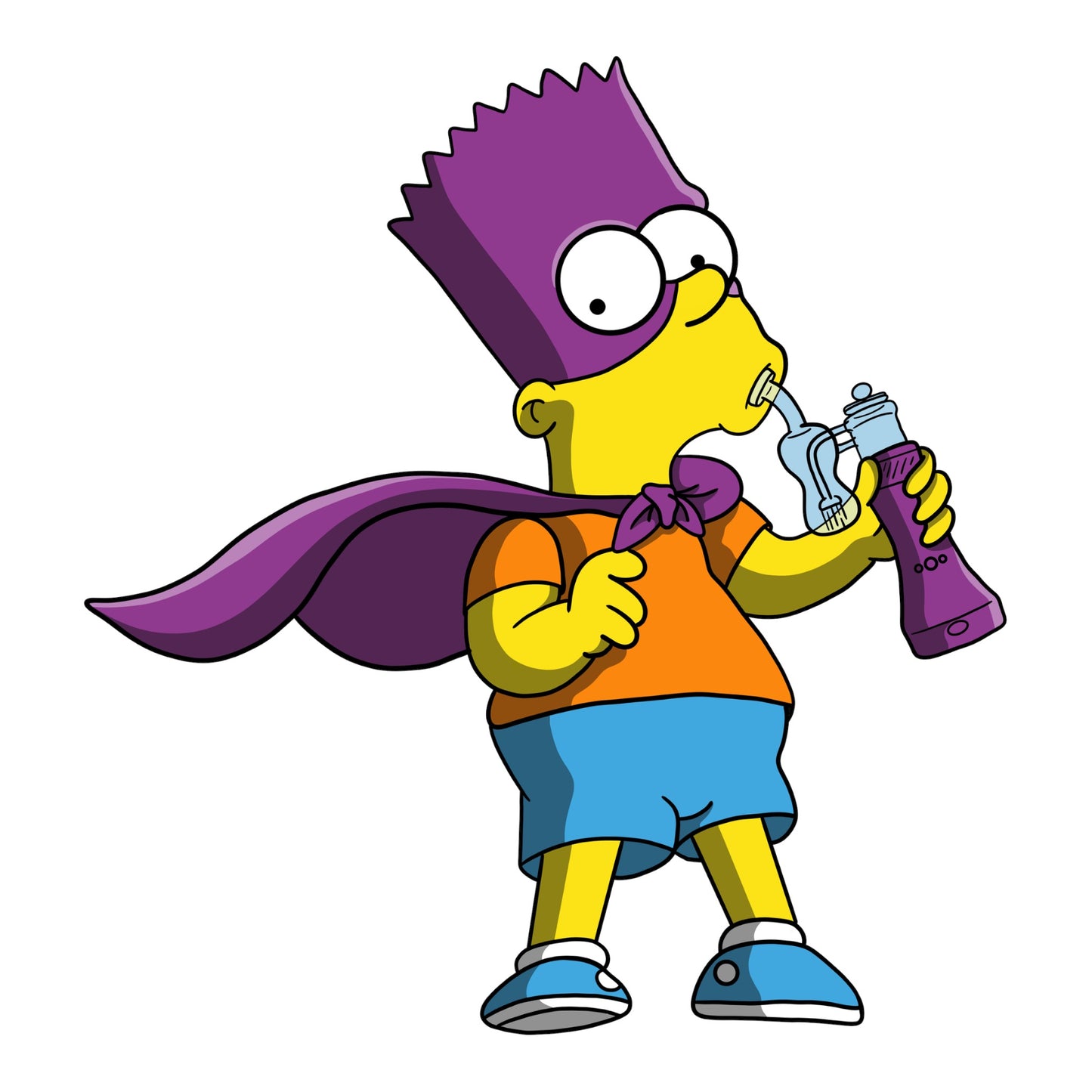 4x4 Dabbing Bart Sticker