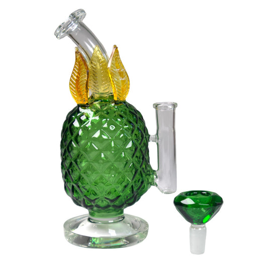 Pineapple Glass Dabrig - Green