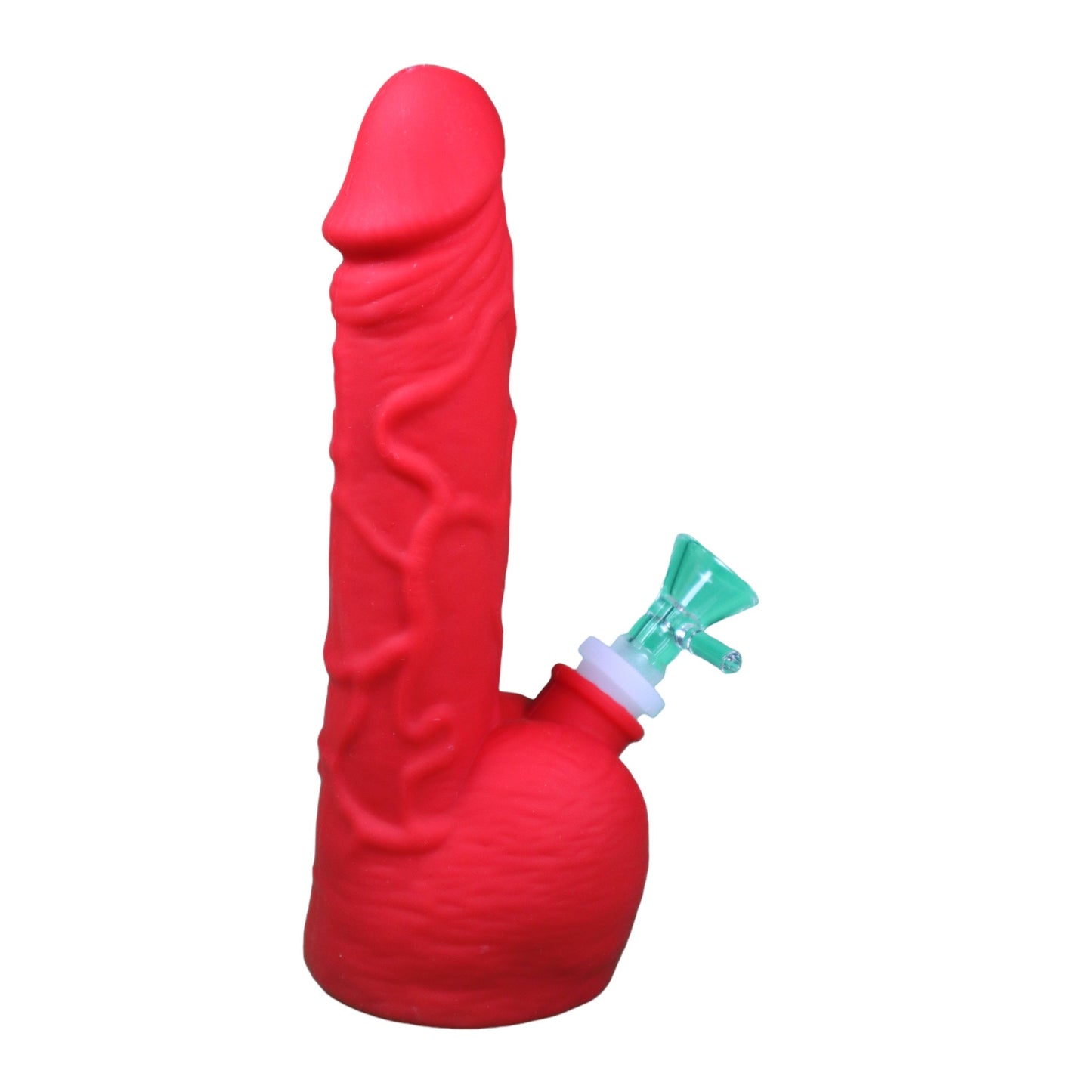 Red Silicone Penis Bong