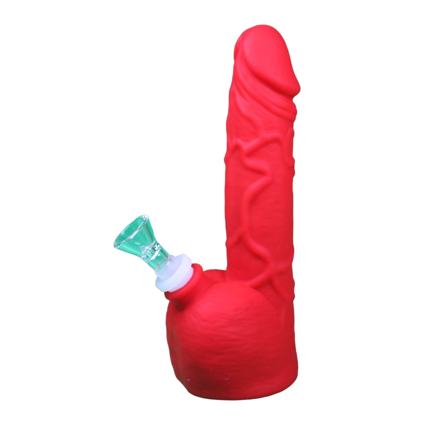 Red Silicone Penis Bong