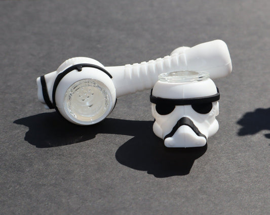 Star Wars  Storm Trooper Silicone Pipe - Alpine White