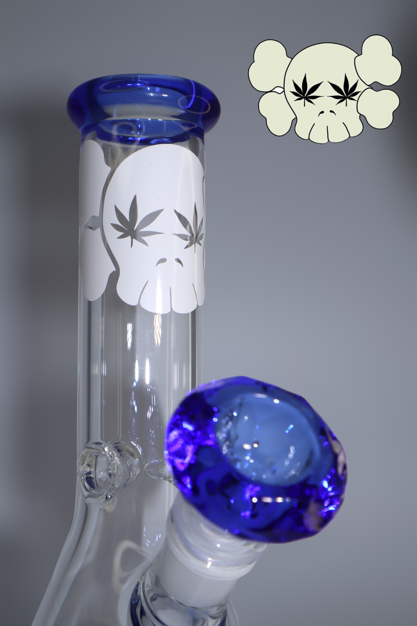 BrokeBois - Stoned to the Dome Beaker Bong