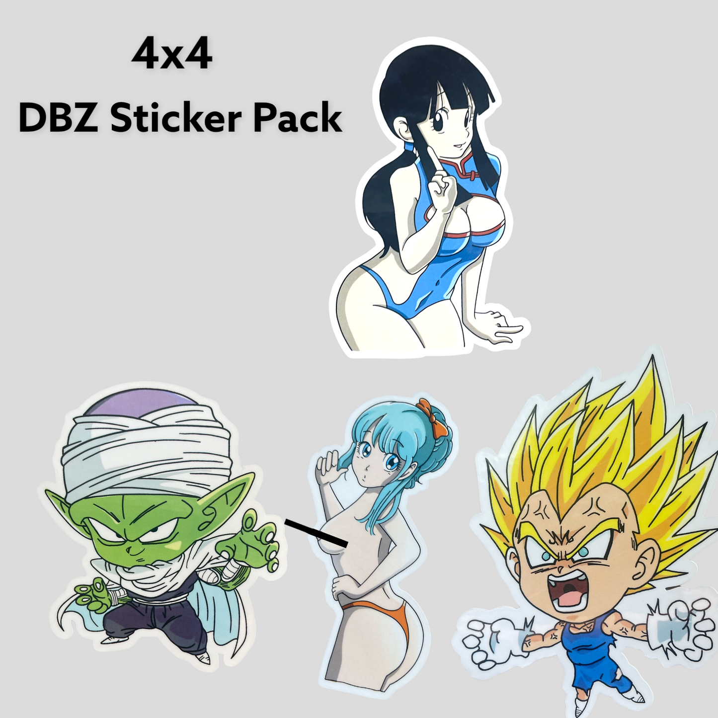 Dragon Ball Sticker Pack - 4 Pack